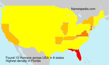Surname Humane in USA Surname Humane in USA