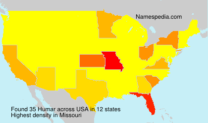 Surname Humar in USA Surname Humar in USA