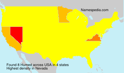 Surname Humed in USA Surname Humed in USA