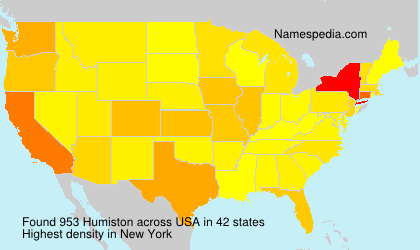 Surname Humiston in USA Surname Humiston in USA