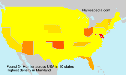 Surname Humler in USA Surname Humler in USA