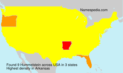 Surname Hummelstein in USA Surname Hummelstein in USA