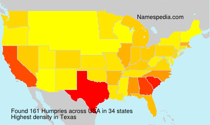 Surname Humpries in USA Surname Humpries in USA