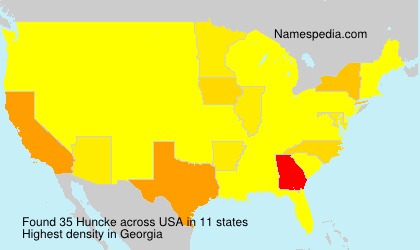Surname Huncke in USA Surname Huncke in USA