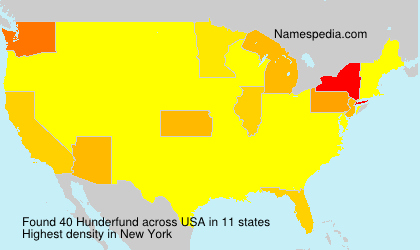 Surname Hunderfund in USA Surname Hunderfund in USA