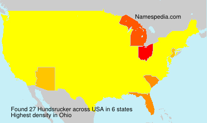 Surname Hundsrucker in USA Surname Hundsrucker in USA