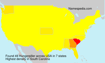 Surname Hungerpiller in USA Surname Hungerpiller in USA