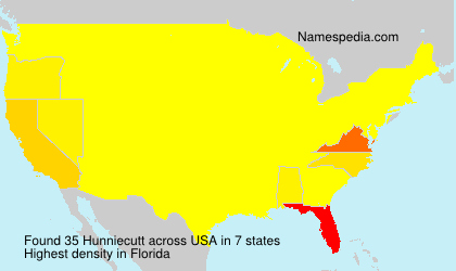 Surname Hunniecutt in USA Surname Hunniecutt in USA