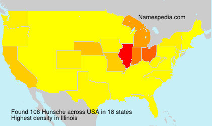 Surname Hunsche in USA Surname Hunsche in USA