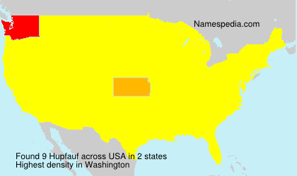 Surname Hupfauf in USA Surname Hupfauf in USA