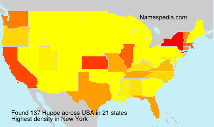 Surname Huppe in USA Surname Huppe in USA
