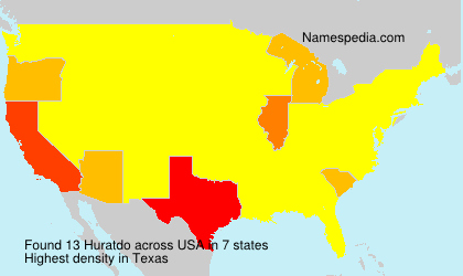 Surname Huratdo in USA Surname Huratdo in USA