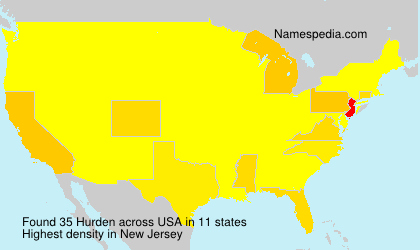 Surname Hurden in USA Surname Hurden in USA