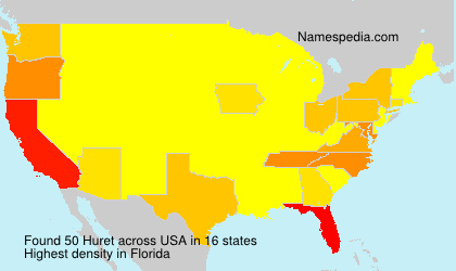 Surname Huret in USA Surname Huret in USA