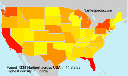Surname Hurlbert in USA Surname Hurlbert in USA