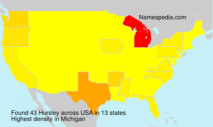 Surname Hursley in USA Surname Hursley in USA