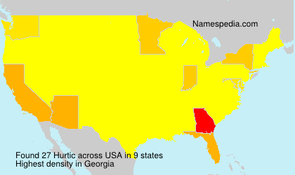 Surname Hurtic in USA Surname Hurtic in USA