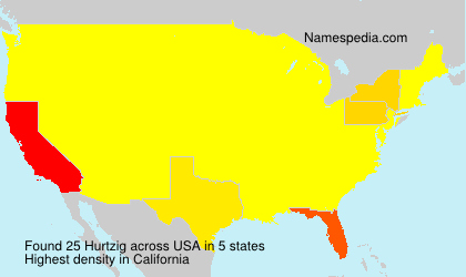 Surname Hurtzig in USA Surname Hurtzig in USA