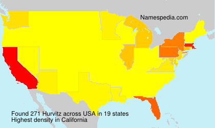 Surname Hurvitz in USA Surname Hurvitz in USA