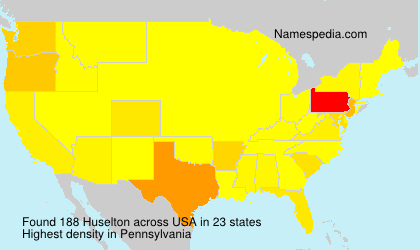 Surname Huselton in USA Surname Huselton in USA