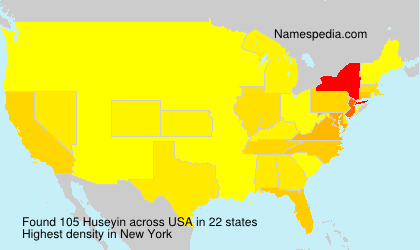 Surname Huseyin in USA Surname Huseyin in USA