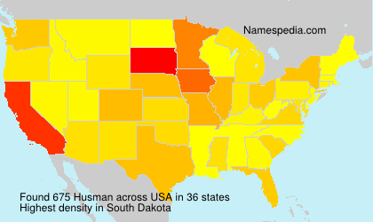 Surname Husman in USA
