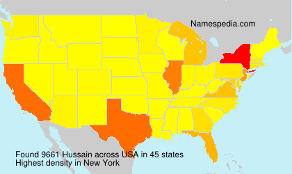 Surname Hussain in USA Surname Hussain in USA
