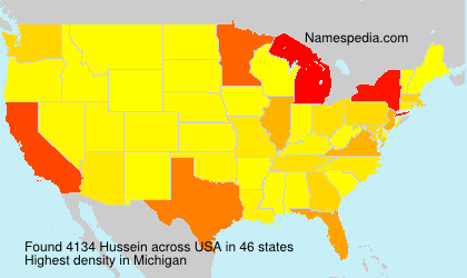 Surname Hussein in USA Surname Hussein in USA