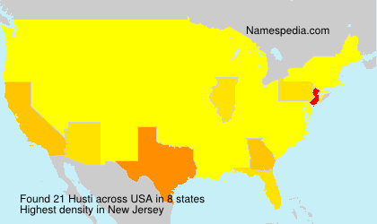 Surname Husti in USA Surname Husti in USA