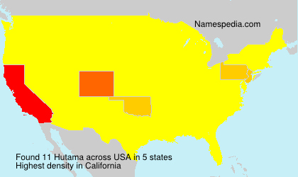 Surname Hutama in USA Surname Hutama in USA