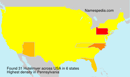 Surname Hutelmyer in USA Surname Hutelmyer in USA