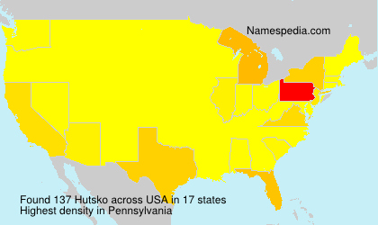 Surname Hutsko in USA Surname Hutsko in USA