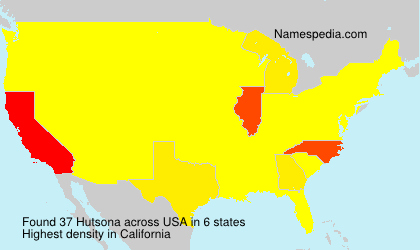 Surname Hutsona in USA Surname Hutsona in USA