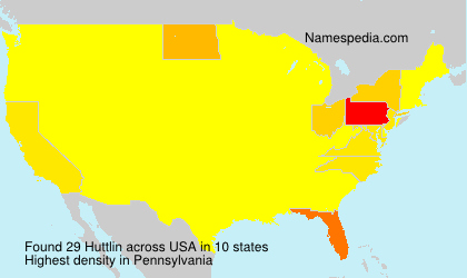 Surname Huttlin in USA Surname Huttlin in USA