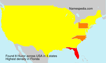 Surname Huzor in USA Surname Huzor in USA