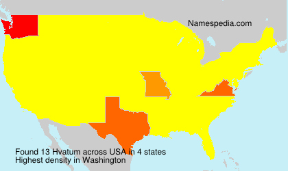 Surname Hvatum in USA Surname Hvatum in USA