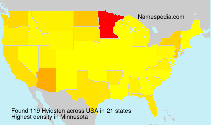 Surname Hvidsten in USA Surname Hvidsten in USA