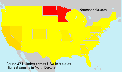 Surname Hvinden in USA Surname Hvinden in USA
