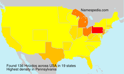Surname Hvizdos in USA Surname Hvizdos in USA