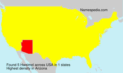 Surname Hweimel in USA