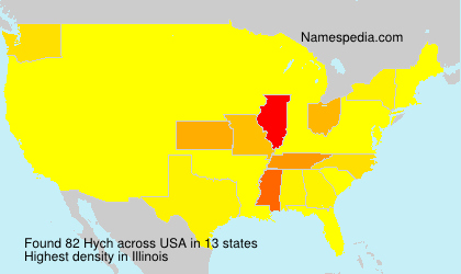 Surname Hych in USA Surname Hych in USA