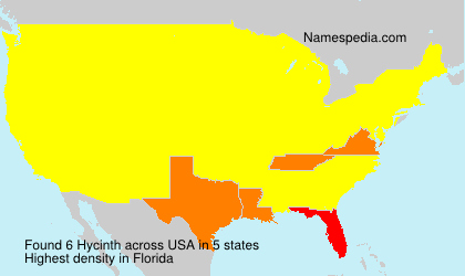 Surname Hycinth in USA Surname Hycinth in USA