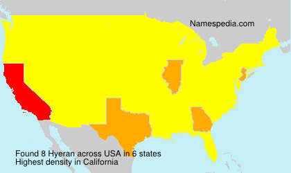 Surname Hyeran in USA