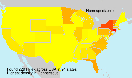 Surname Hyjek in USA Surname Hyjek in USA
