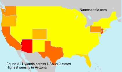 Surname Hylands in USA Surname Hylands in USA