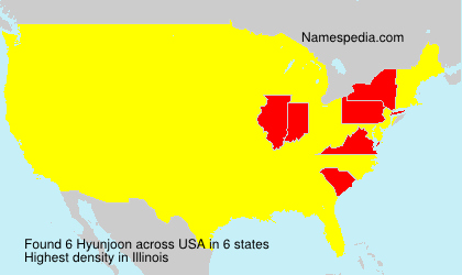 Surname Hyunjoon in USA Surname Hyunjoon in USA