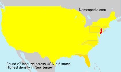 Surname Iacouzzi in USA Surname Iacouzzi in USA