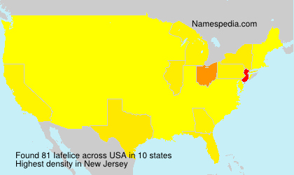 Surname Iafelice in USA Surname Iafelice in USA