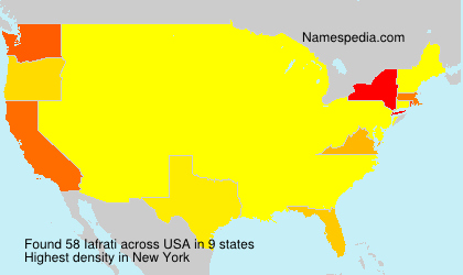 Surname Iafrati in USA Surname Iafrati in USA