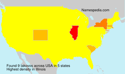 Surname Iakovos in USA Surname Iakovos in USA